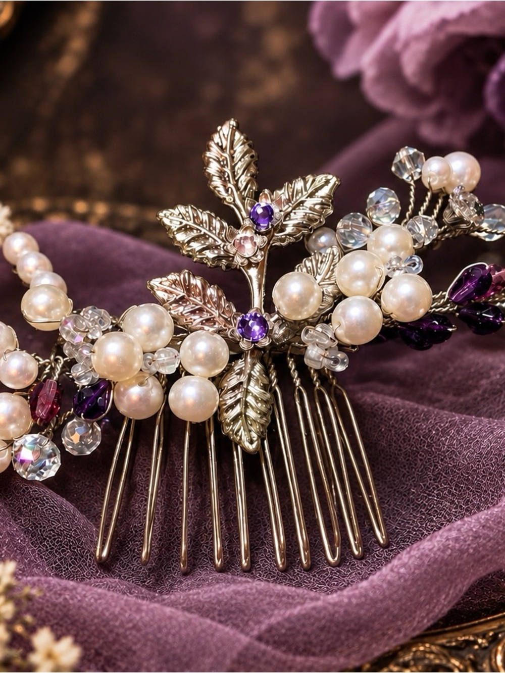 Handcrafted Decorative Hair-Comb